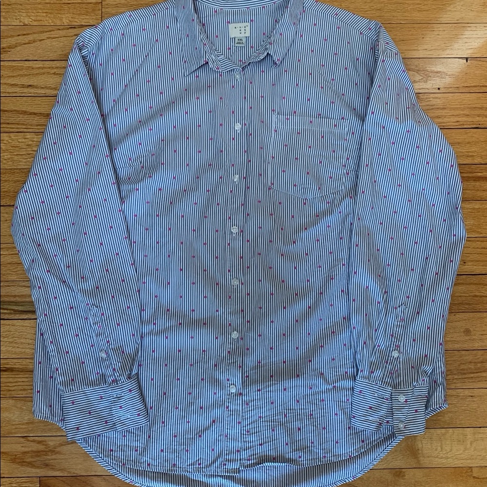 A New Day Button Down Top XXL EUC